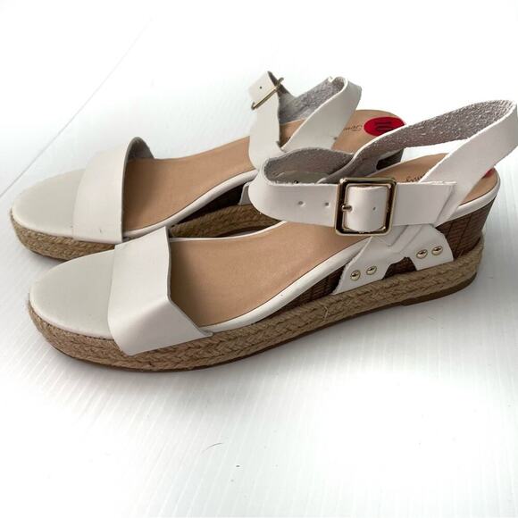 New! Tommy Bahama Jona espadrille wedge sandals white size 10 NWT - Picture 1 of 16